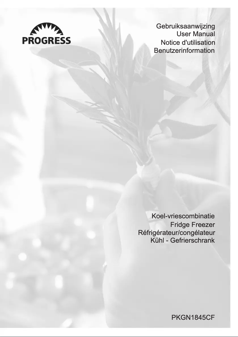 Image de la première page du manuel de l'appareil PKGN1845CF