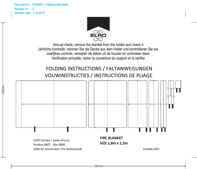 Page n°1 - Manuel utilisateur Elro FB180011