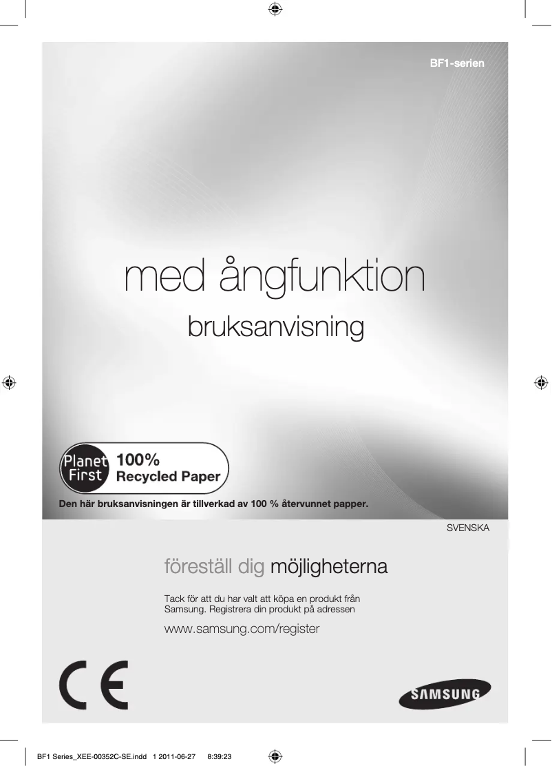 Page 1 de la notice Manuel utilisateur Samsung RT2ASATS2