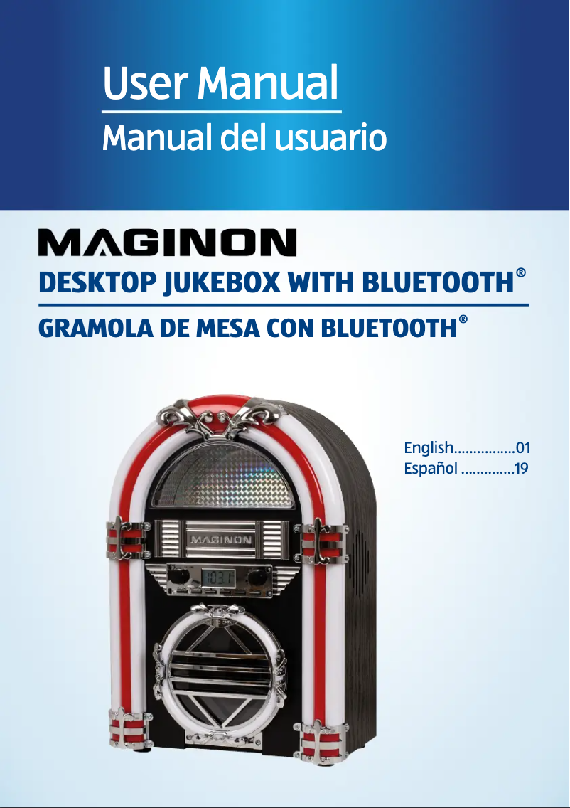 Page 1 de la notice Manuel utilisateur Maginon CJB 10 CD