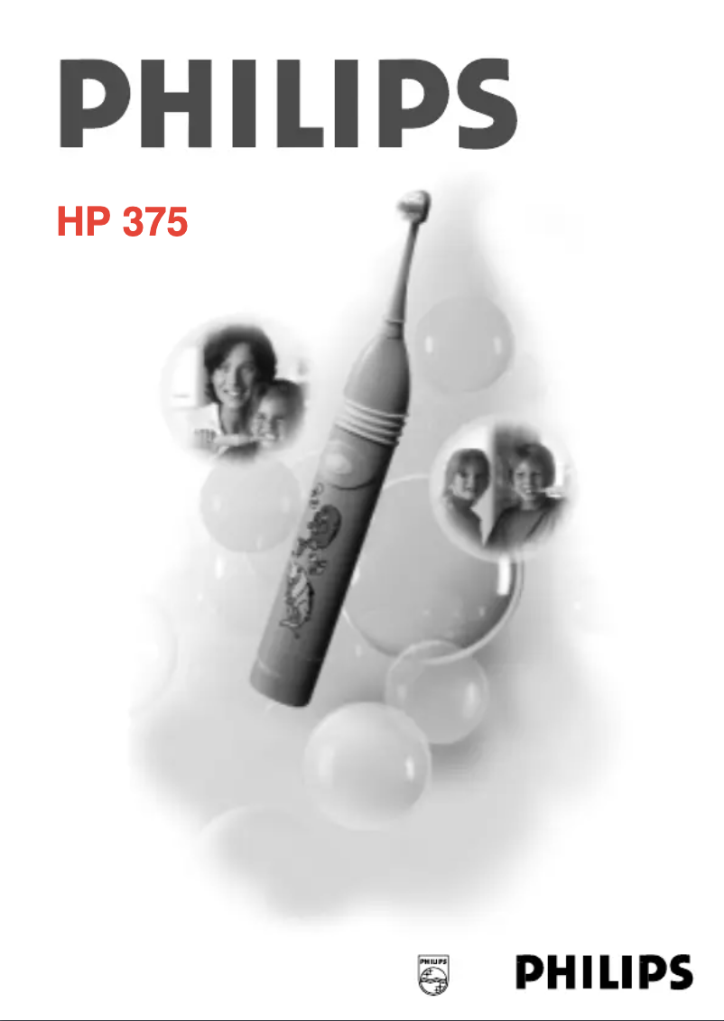 Page 1 de la notice Manuel utilisateur Philips HP375