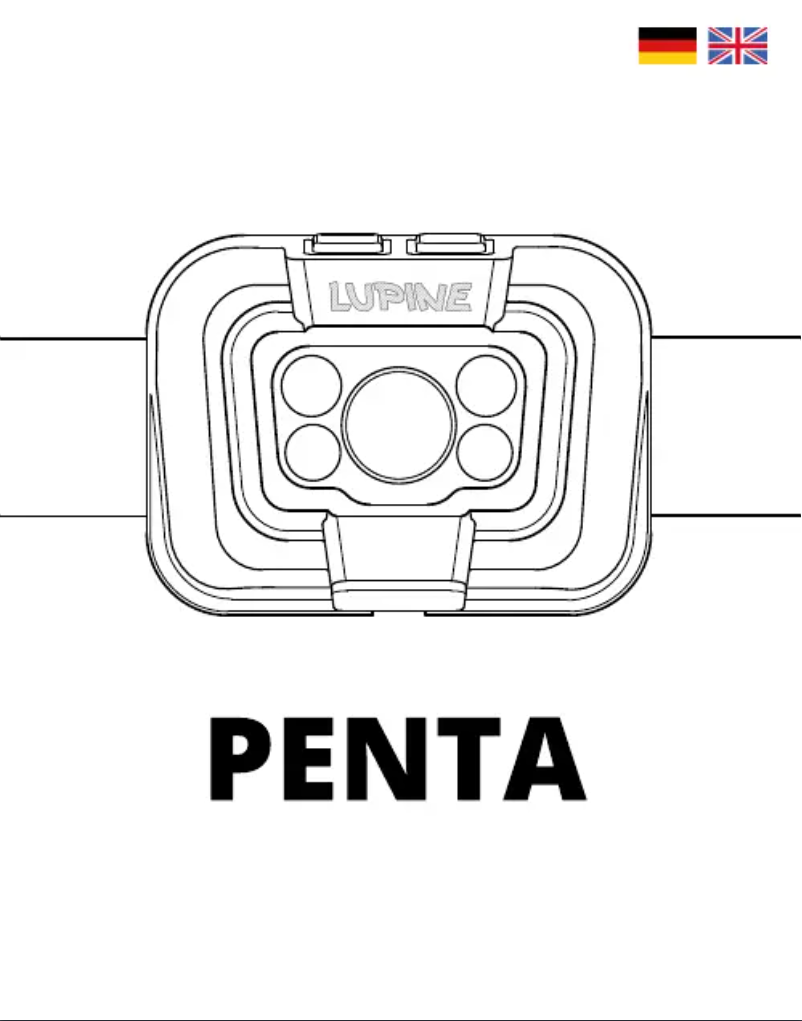 Page 1 de la notice Manuel utilisateur Lupine Penta 5700K