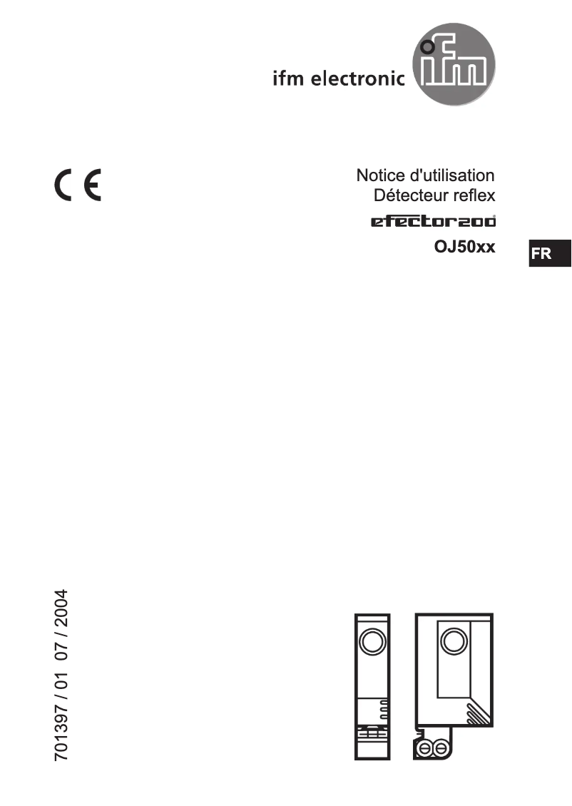 Page n°1 - Manuel utilisateur IFM OJ5027