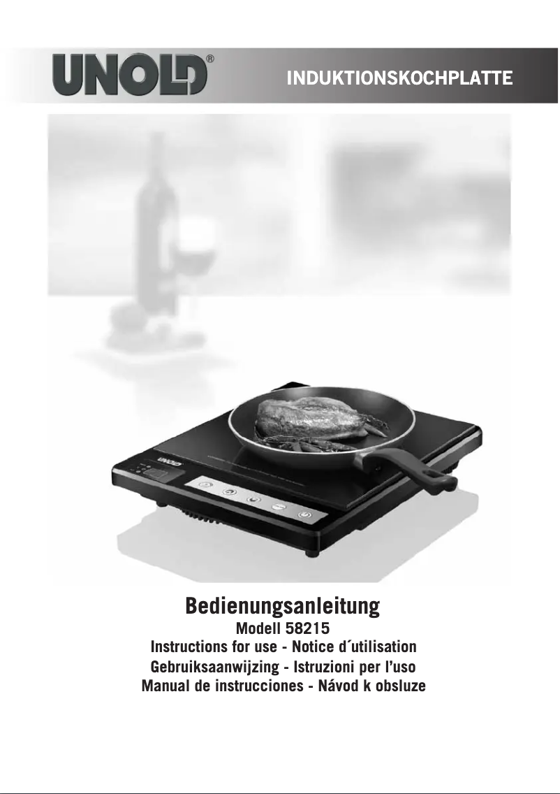 Page n°1 - Manuel utilisateur Unold 58215