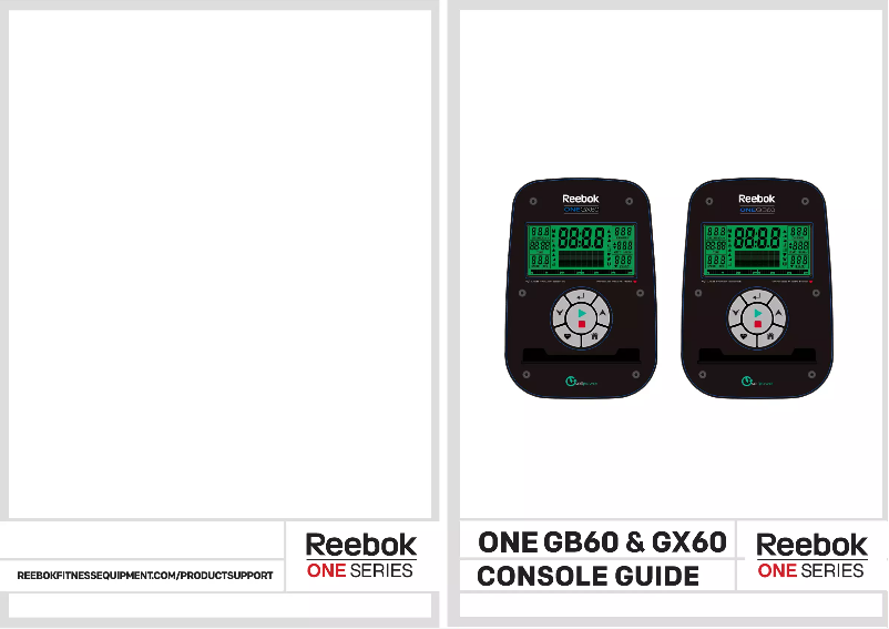 Page n°1 - Manuel utilisateur Reebok One GB60