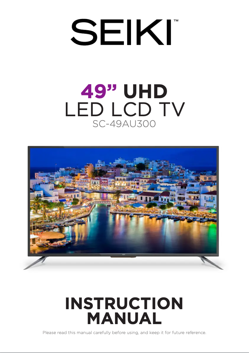 Image de la première page du manuel de l'appareil SC-49AU300