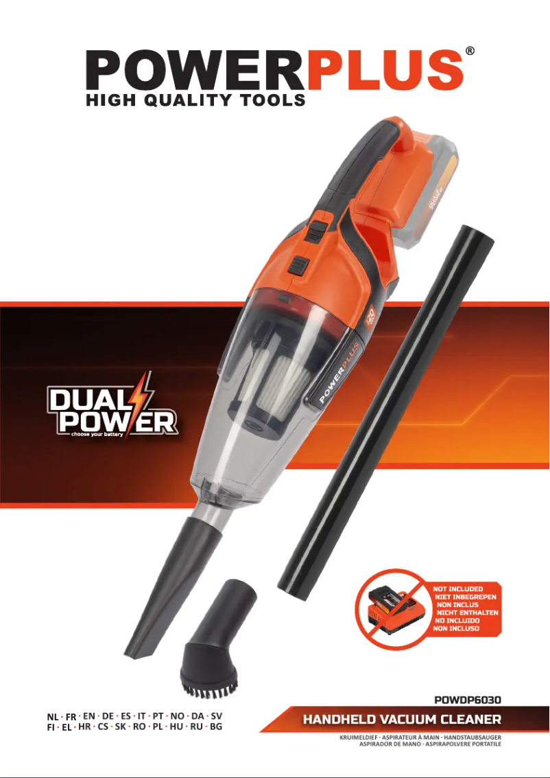 Page 1 de la notice Manuel utilisateur PowerPlus POWDP6030