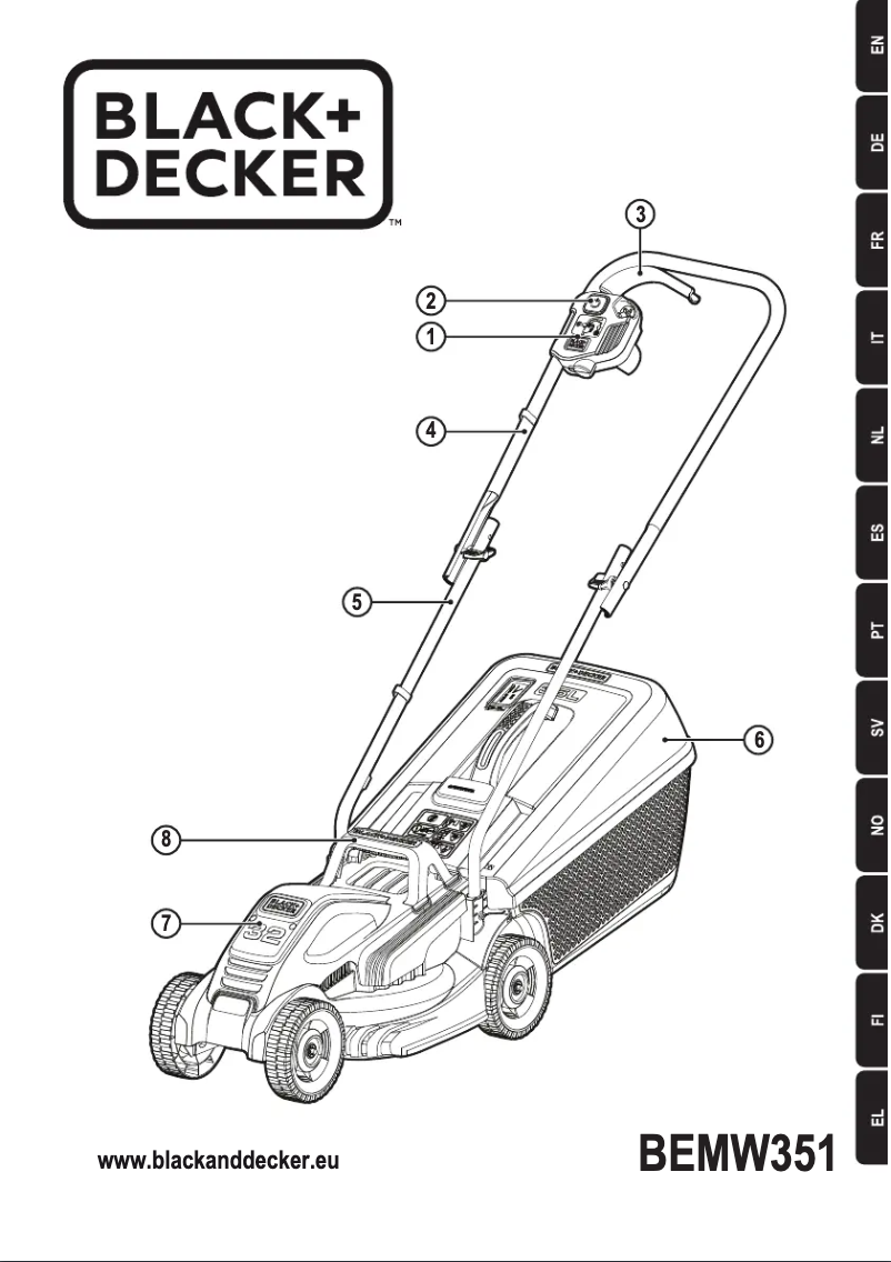 Image de la première page du manuel de l'appareil BEMW351