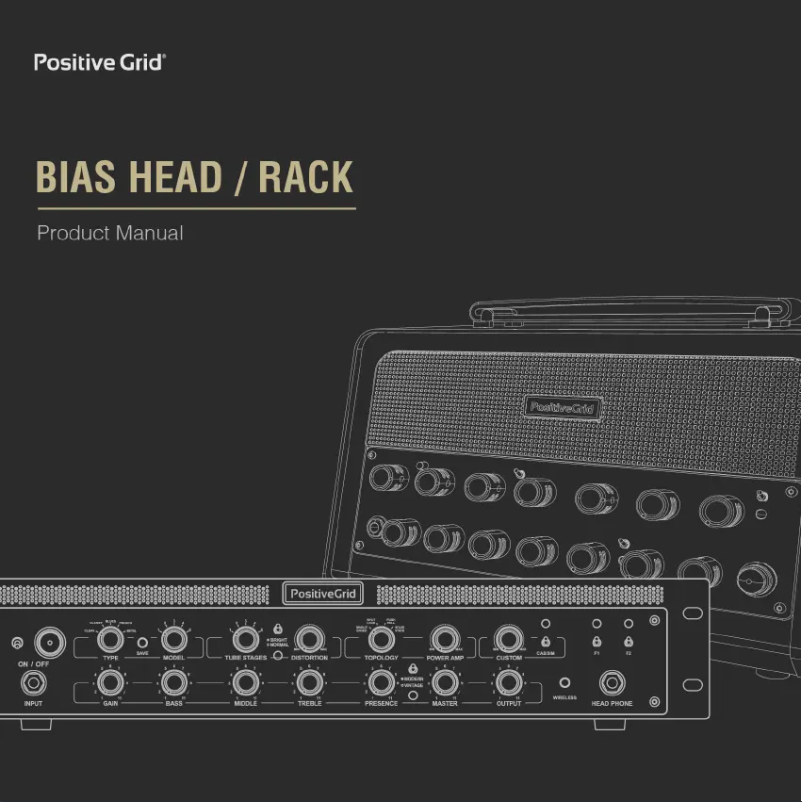 Image de la première page du manuel de l'appareil Bias Head