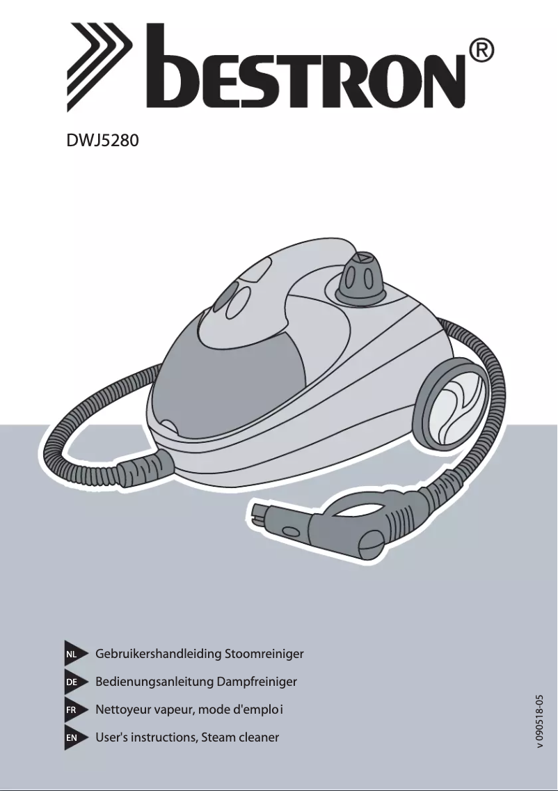 Page n°1 - Manuel utilisateur Bestron DWJ528