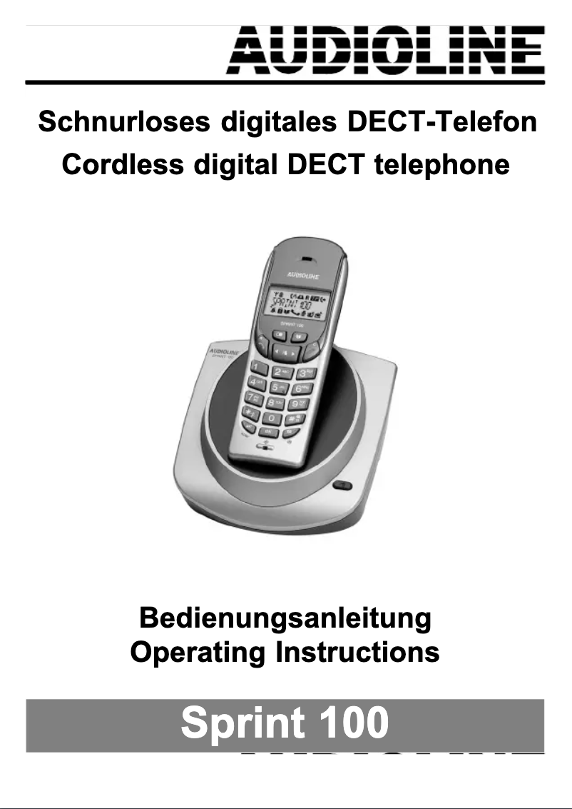 Imagen de la primera página del manual del dispositivo Sprint 100