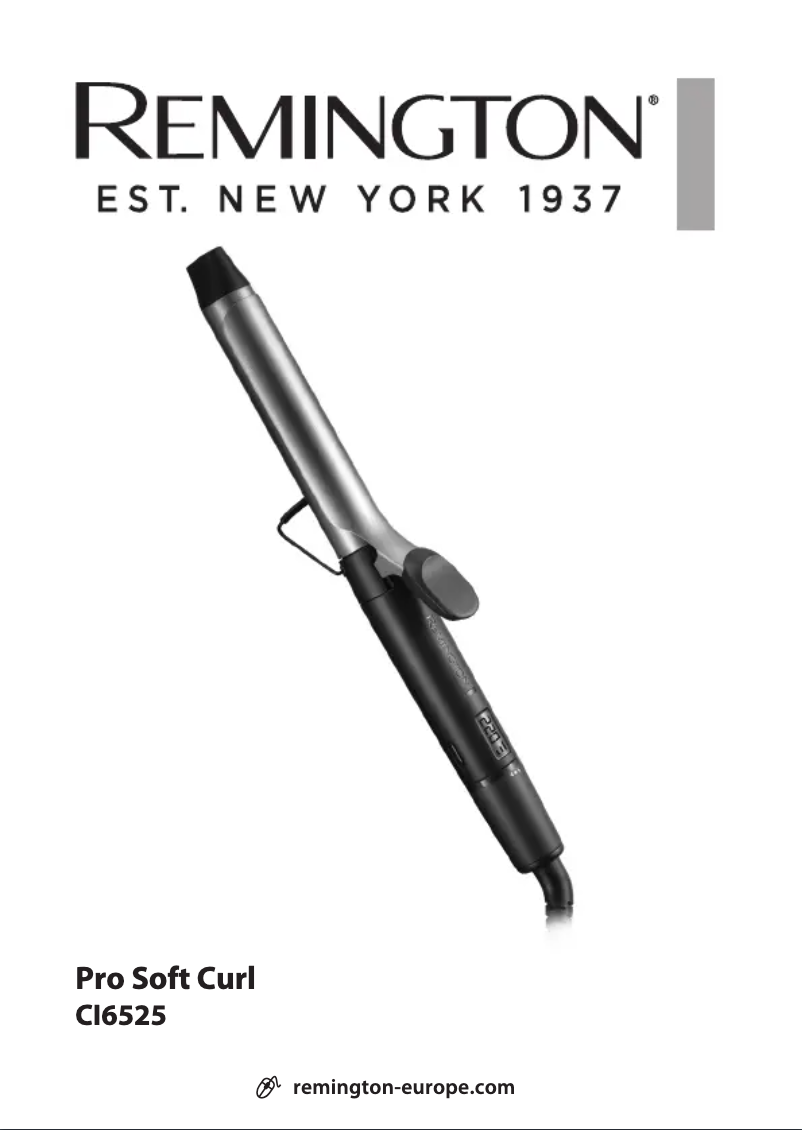 Image de la première page du manuel de l'appareil Pro Soft Curl CI6525