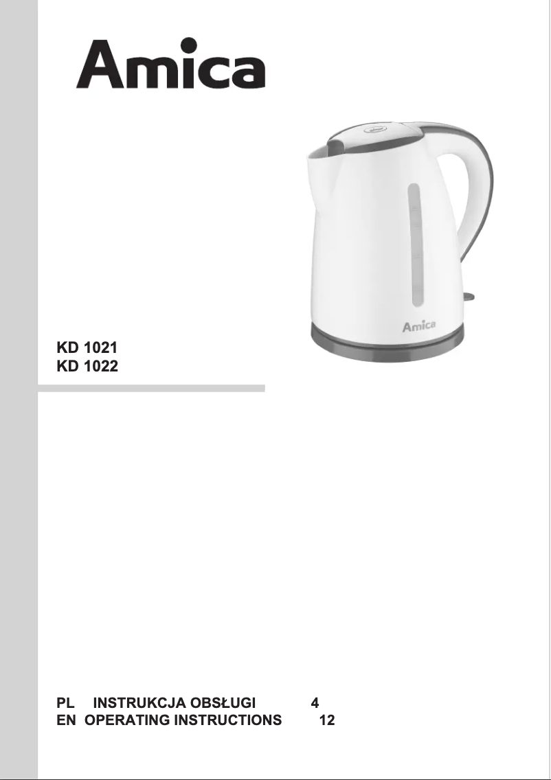 Imagen de la primera página del manual del dispositivo KD1021