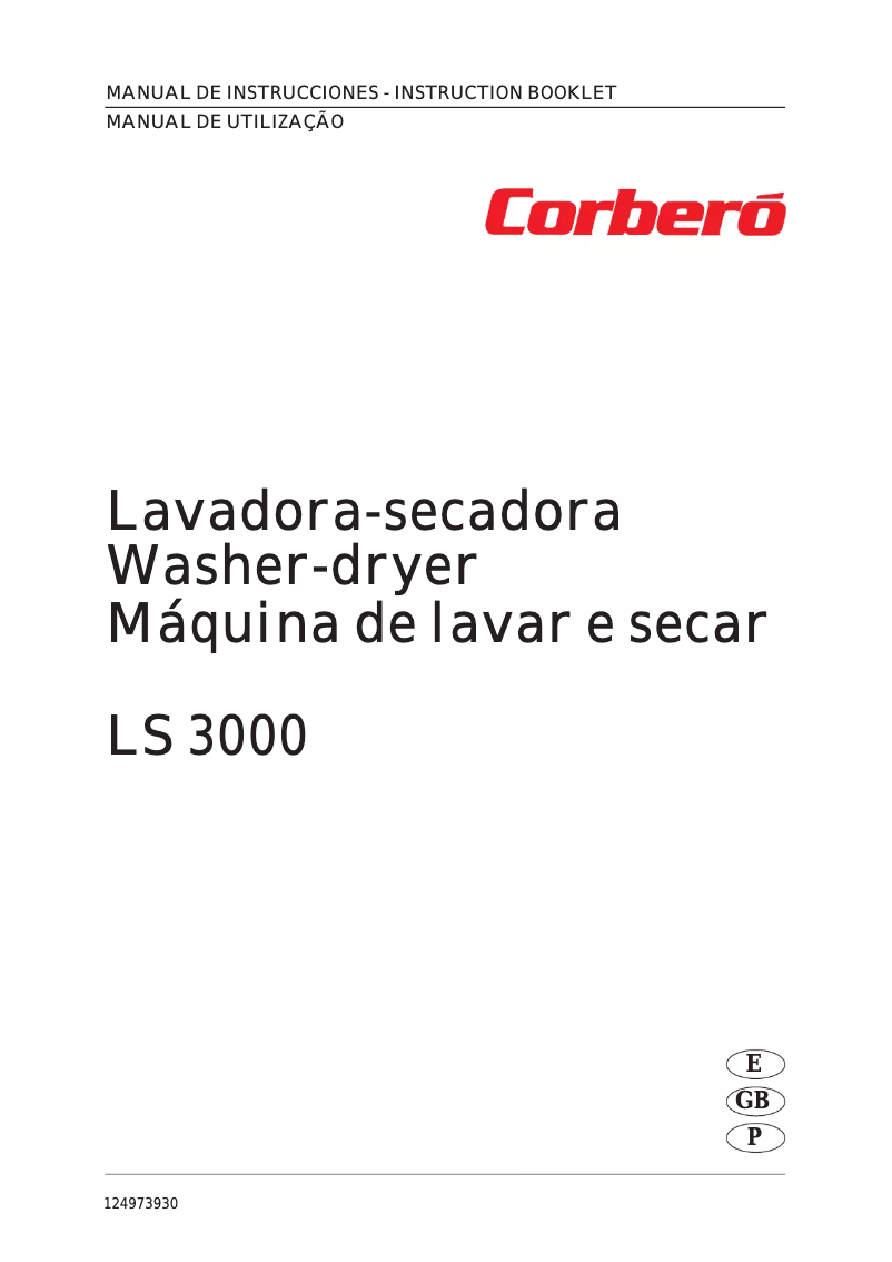 Image de la première page du manuel de l'appareil LS3000