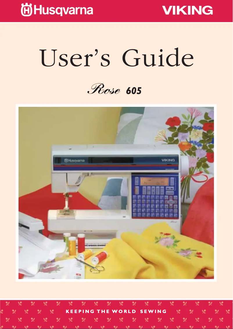 Page n°1 - Manuel utilisateur Husqvarna Rose 605