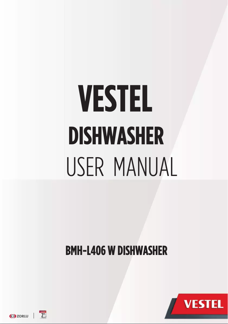 Page 1 of the manual User Manual Vestel BMH-L406 W