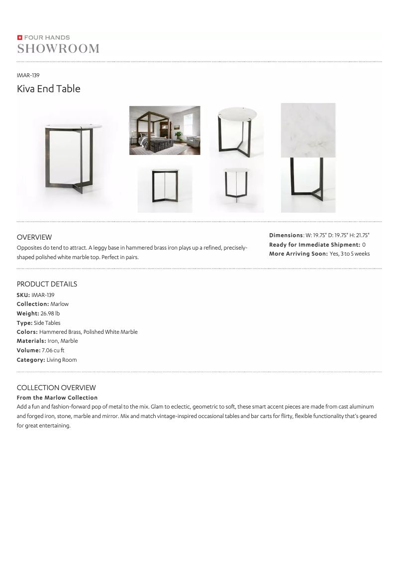 Page 1 of the manual User Manual Four Hands IMAR-139