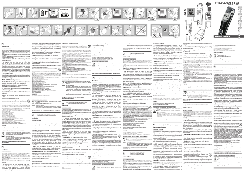 Page n°1 - Manuel utilisateur Rowenta Airforce Precision TN4851F0