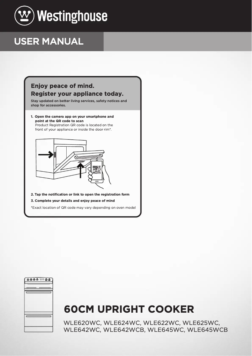 Image de la première page du manuel de l'appareil WLE642WCB