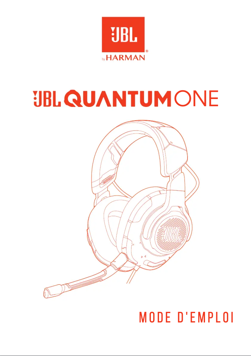 Page 1 de la notice Manuel utilisateur JBL Quantum ONE