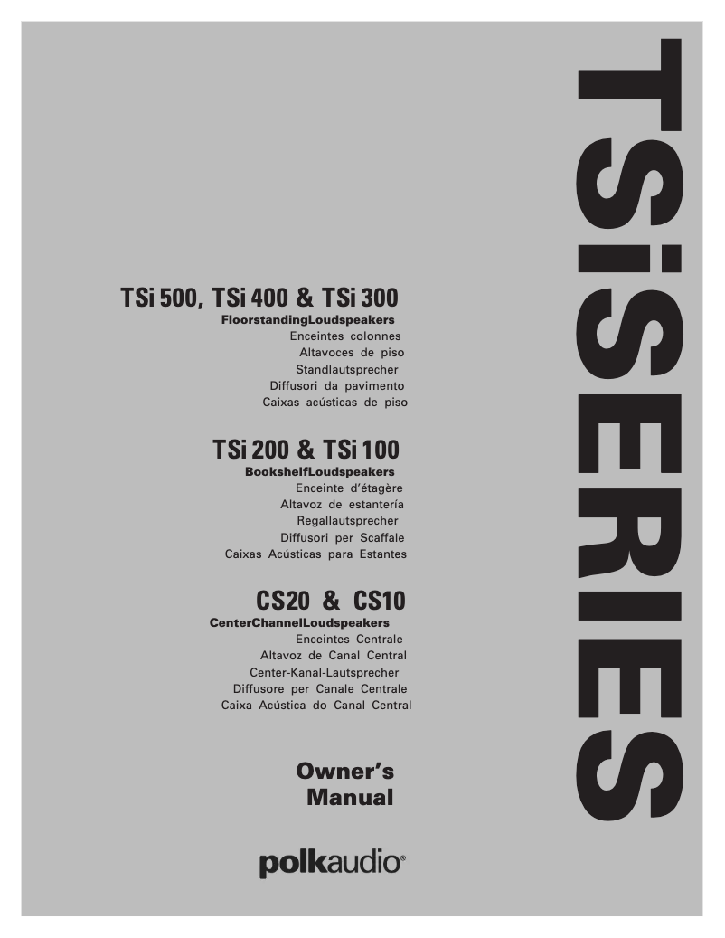 Image de la première page du manuel de l'appareil CS20