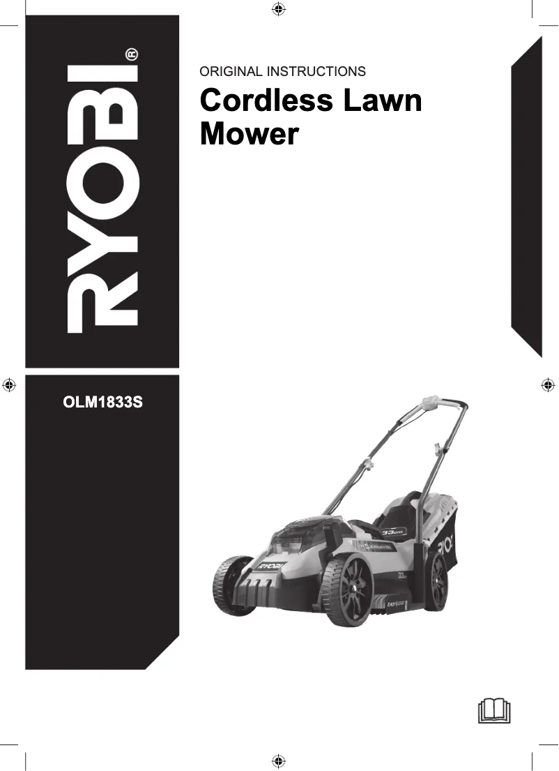 Page 1 de la notice Manuel utilisateur RYOBI 18v One+ OLM1833S