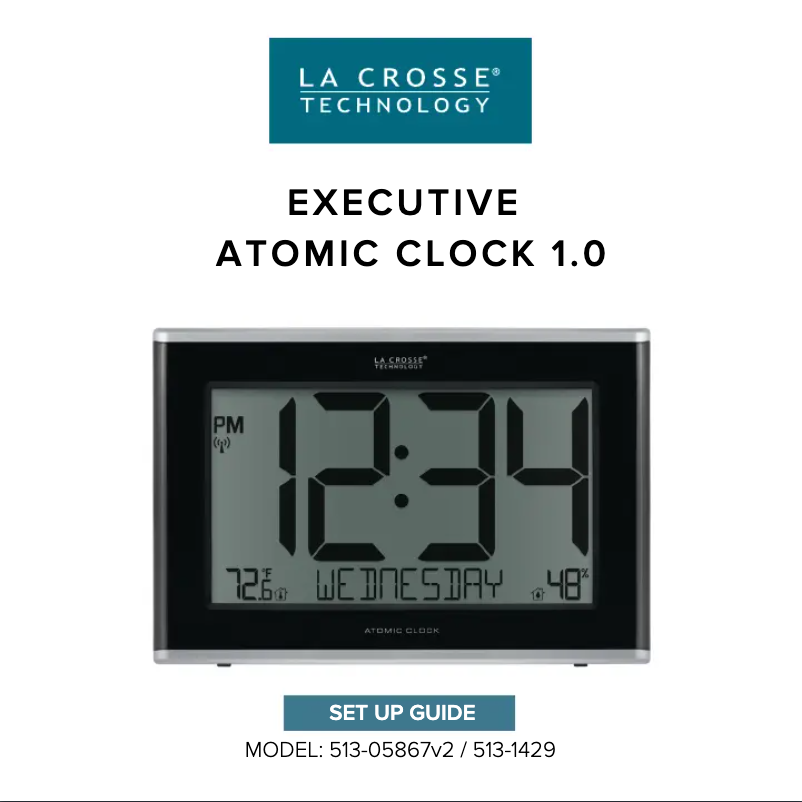 Page n°1 - Manuel utilisateur La Crosse Technology 513-05867