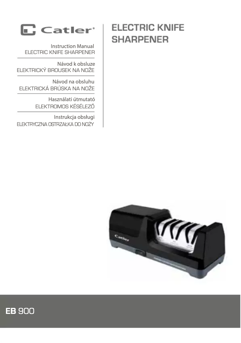 Image de la première page du manuel de l'appareil EB 900