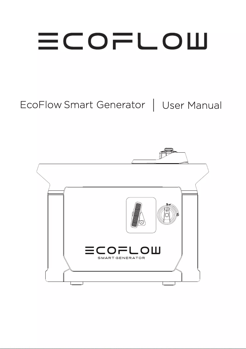 Page 1 de la notice Manuel utilisateur EcoFlow Smart Generator