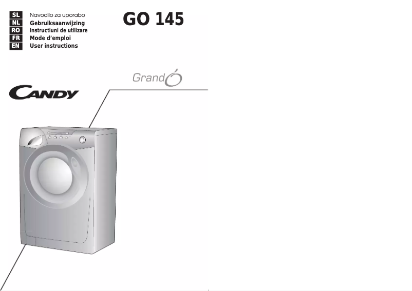 Image de la première page du manuel de l'appareil GO 145