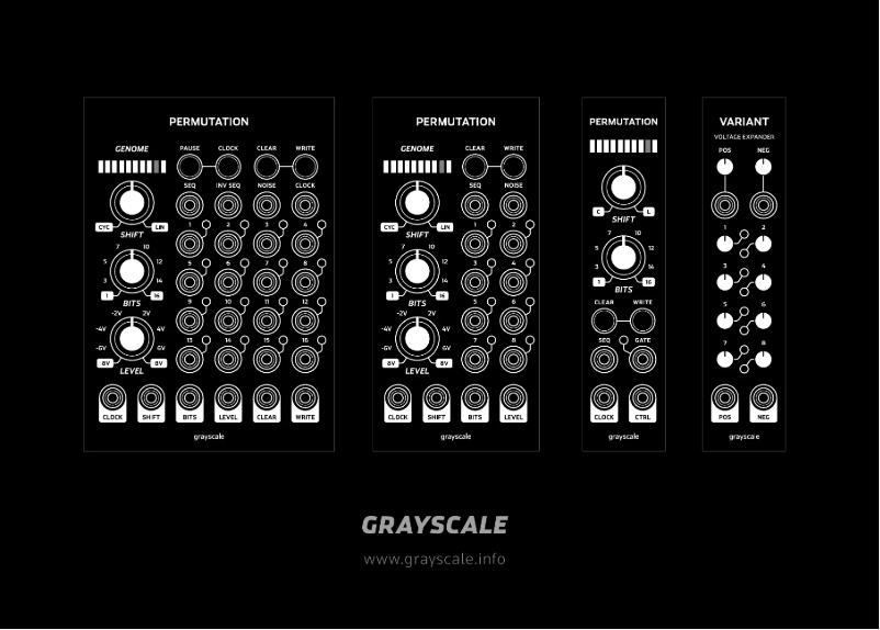Page 1 de la notice Manuel utilisateur Grayscale Permutation
