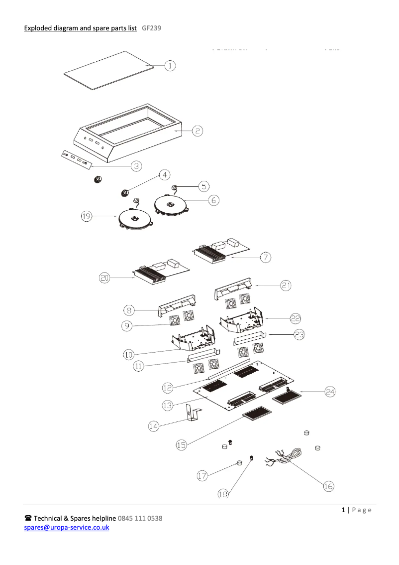 Page 1 de la notice Schéma de câblage Buffalo GF239