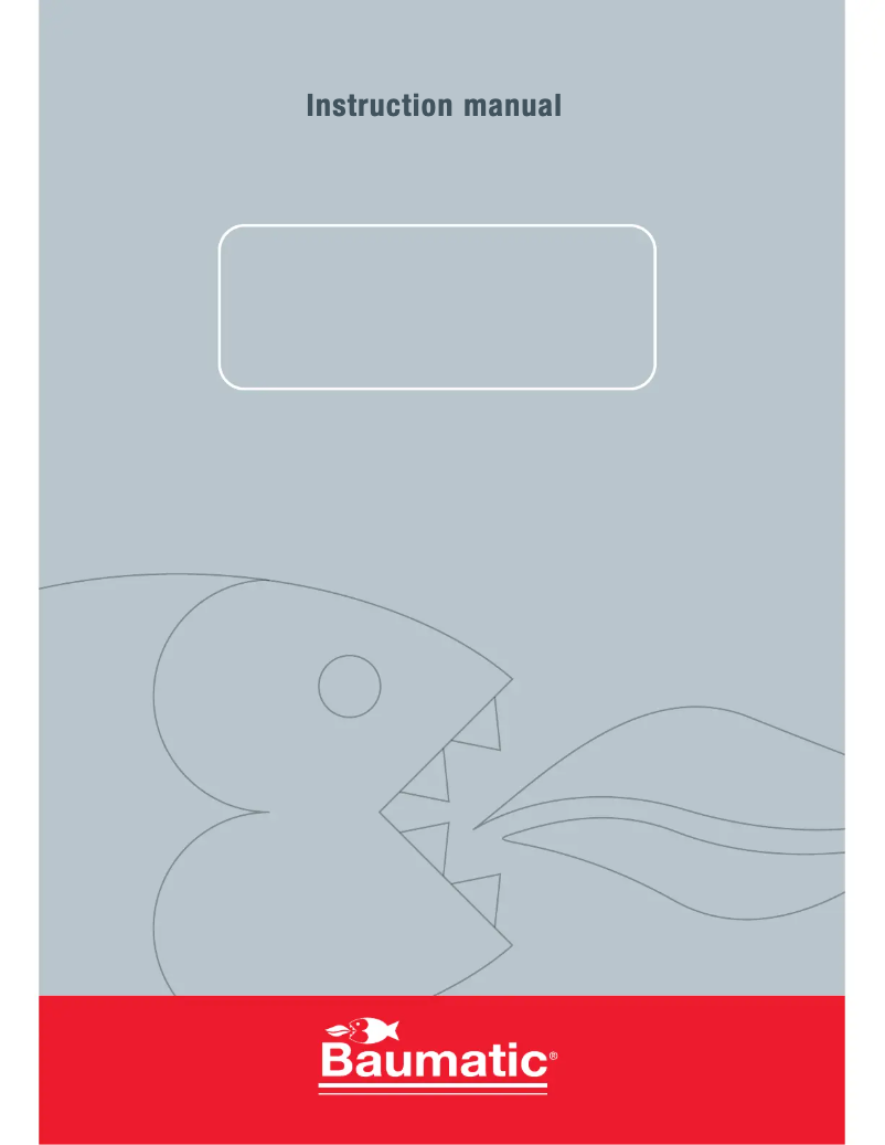 Page n°1 - Manuel utilisateur Baumatic B144SS