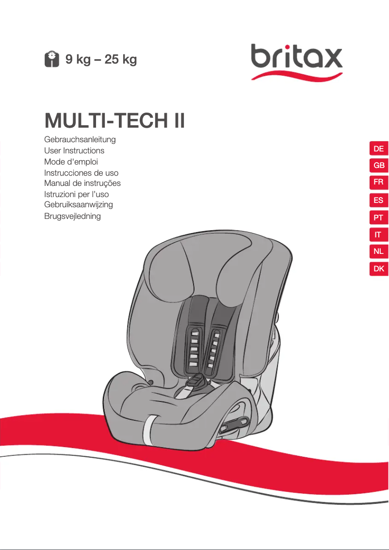 Image de la première page du manuel de l'appareil Multi-Tech II