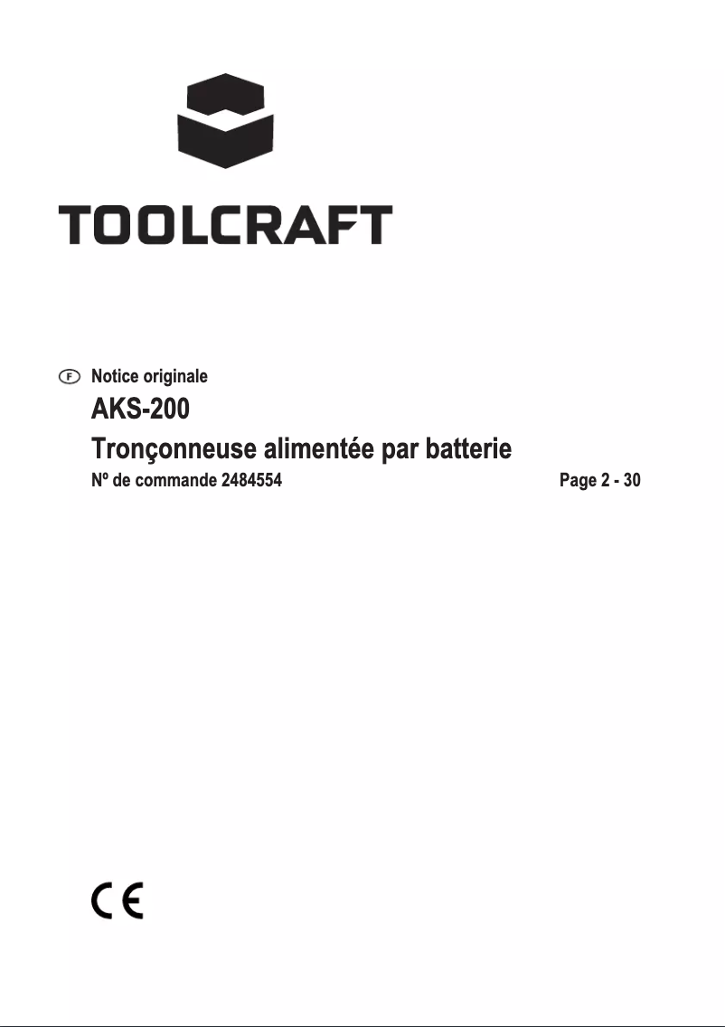 Page n°1 - Manuel utilisateur Toolcraft ASK-200