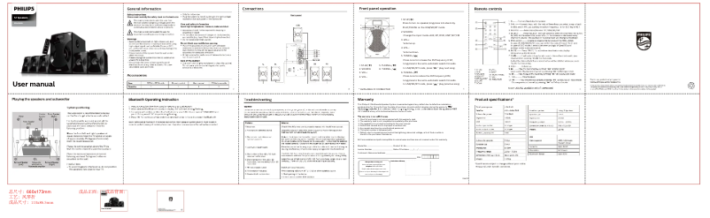 Page n°1 - Manuel utilisateur Philips SPA4040B