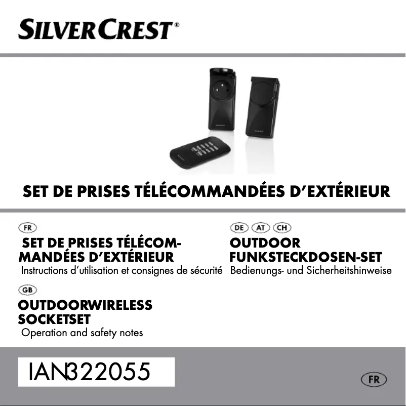 Page 1 de la notice Manuel utilisateur SilverCrest IAN 113854