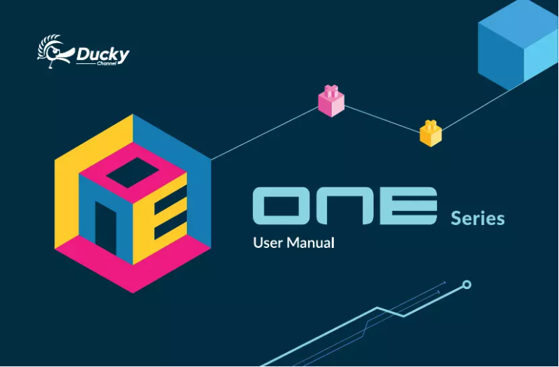 Page 1 de la notice Manuel utilisateur Ducky One Rainbow