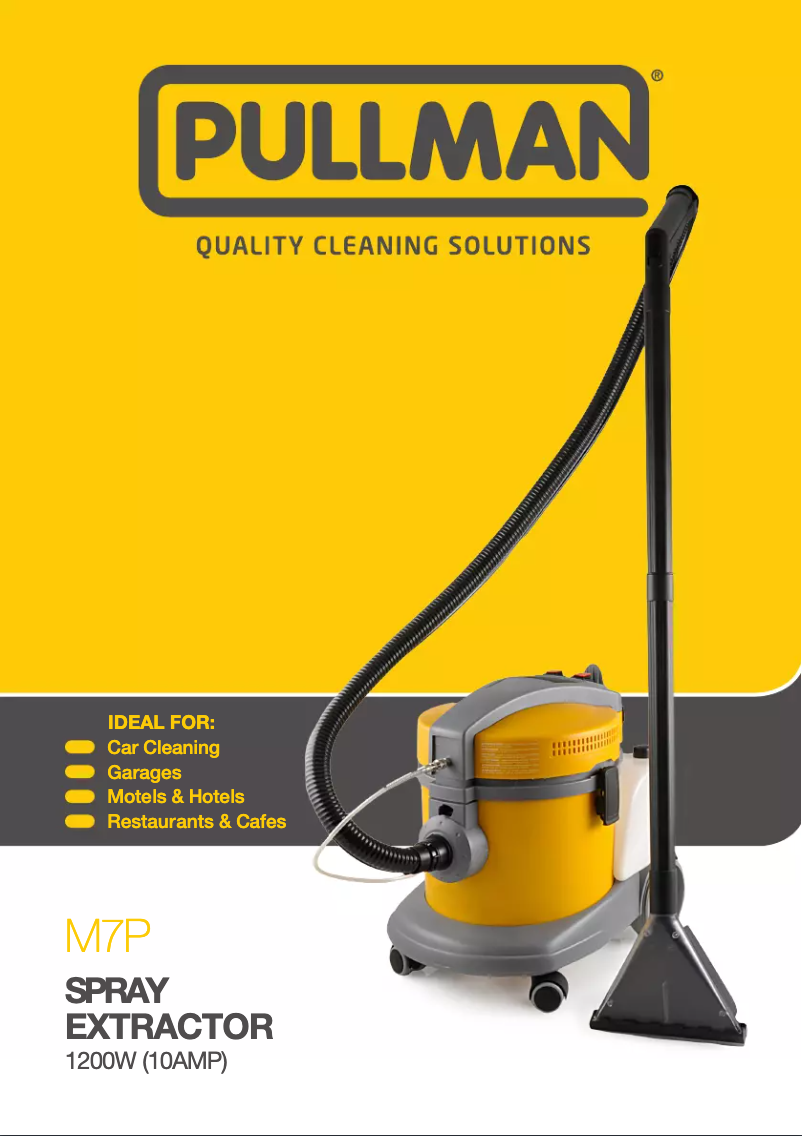 Image de la première page du manuel de l'appareil M7P