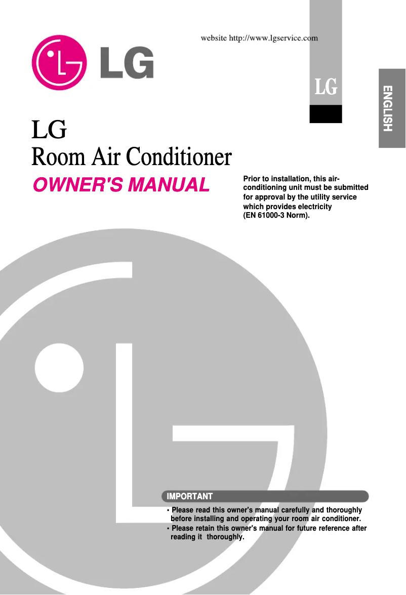 Page 1 de la notice Manuel utilisateur LG AS-H186TKA2