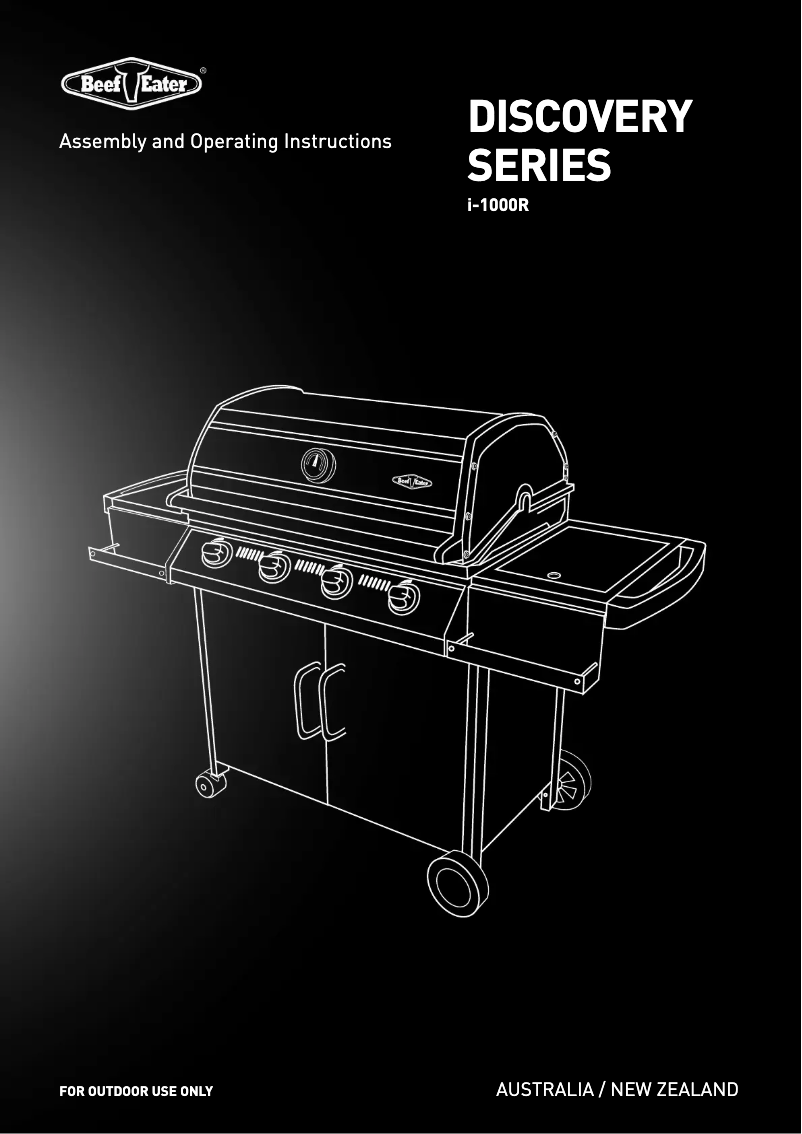 Page n°1 - Manuel utilisateur BeefEater Discovery 1000R