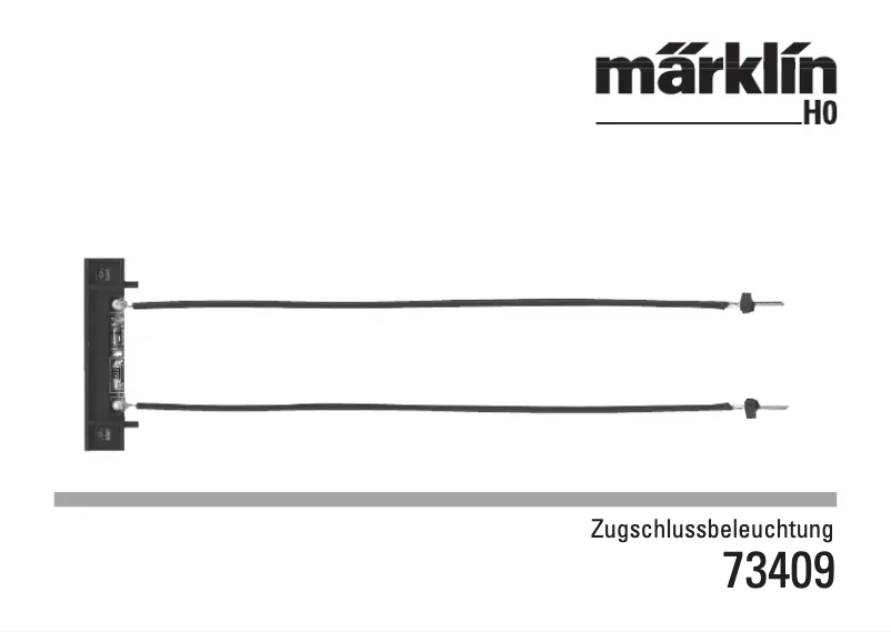 Page 1 de la notice Manuel utilisateur Märklin 73409