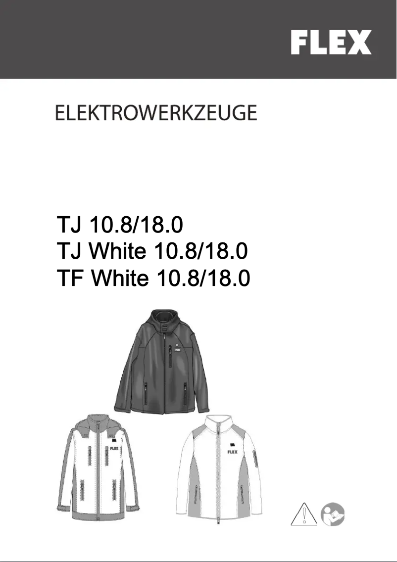 Page 1 de la notice Manuel utilisateur Flex TF White 10.8/18.0