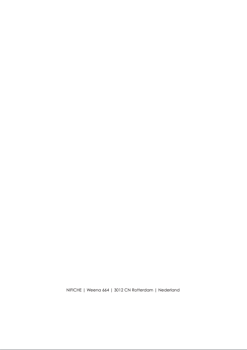 Page 1 de la notice Manuel utilisateur Nifiche NFKV701