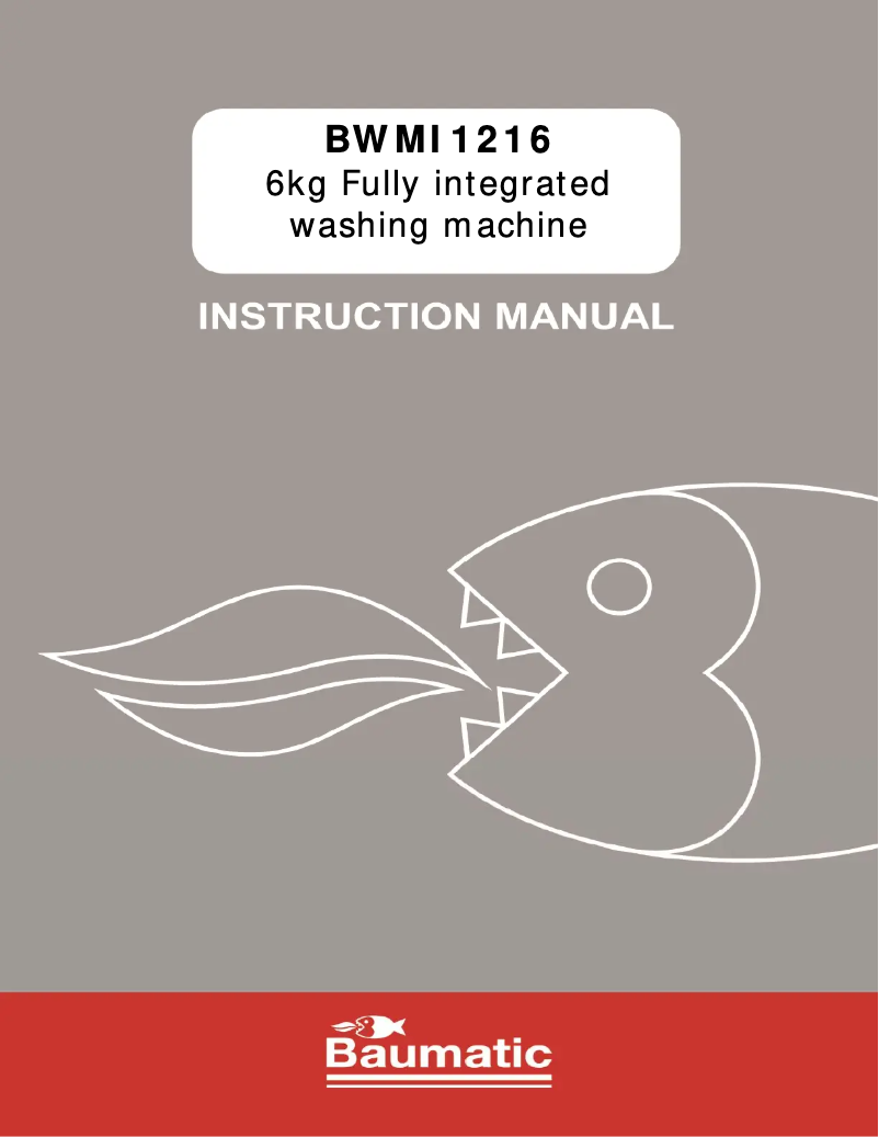 Página 1 del manual Manual de usuario Baumatic BWMI1262DN1