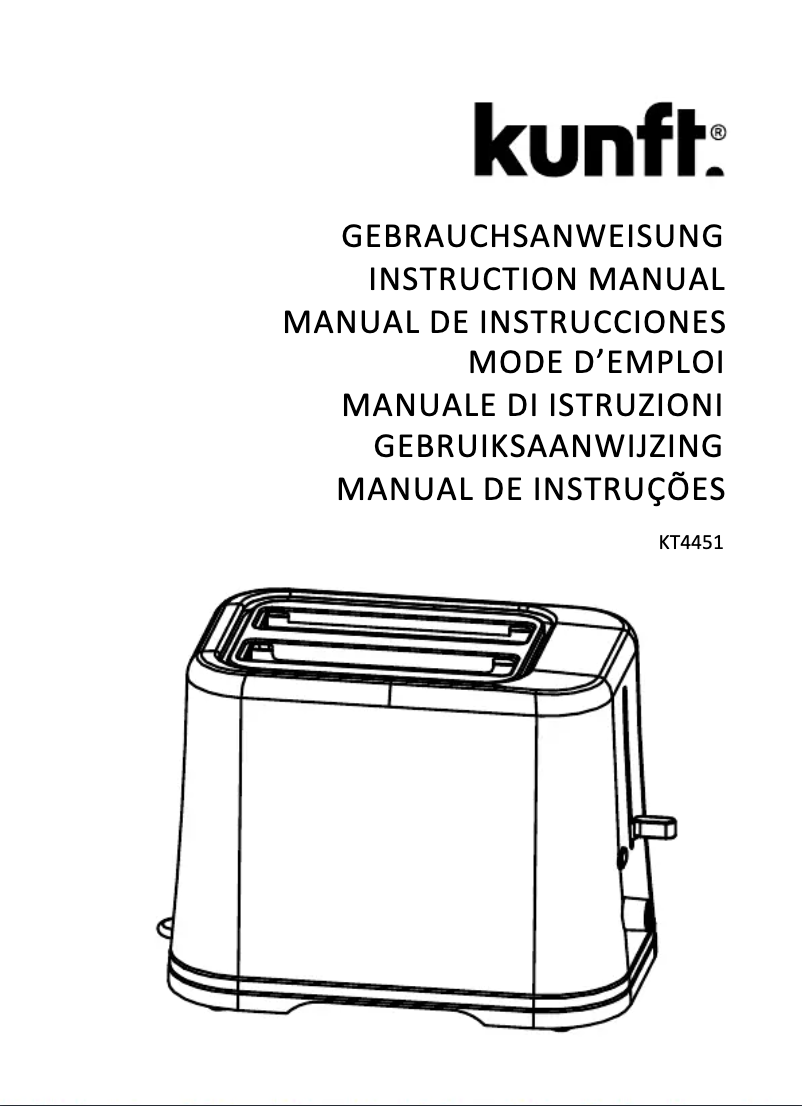 Image de la première page du manuel de l'appareil KT4451