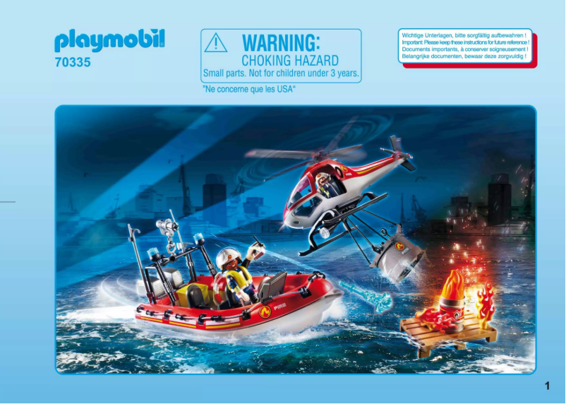 Page n°1 - Manuel utilisateur Playmobil 70335