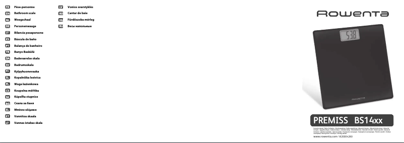 Page n°1 - Manuel utilisateur Rowenta Premiss BS1403