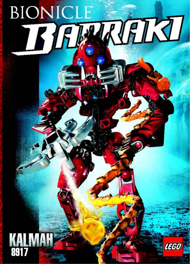 Image de la première page du manuel de l'appareil Bionicle 8917