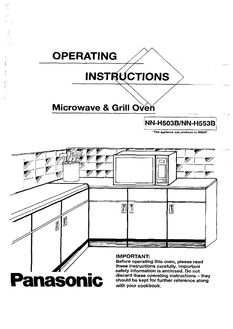 Image de la première page du manuel de l'appareil NN-H503B